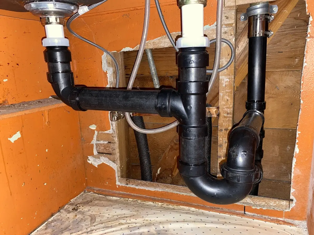Professional Plumbing Inspection equipment and tools on the job in Van